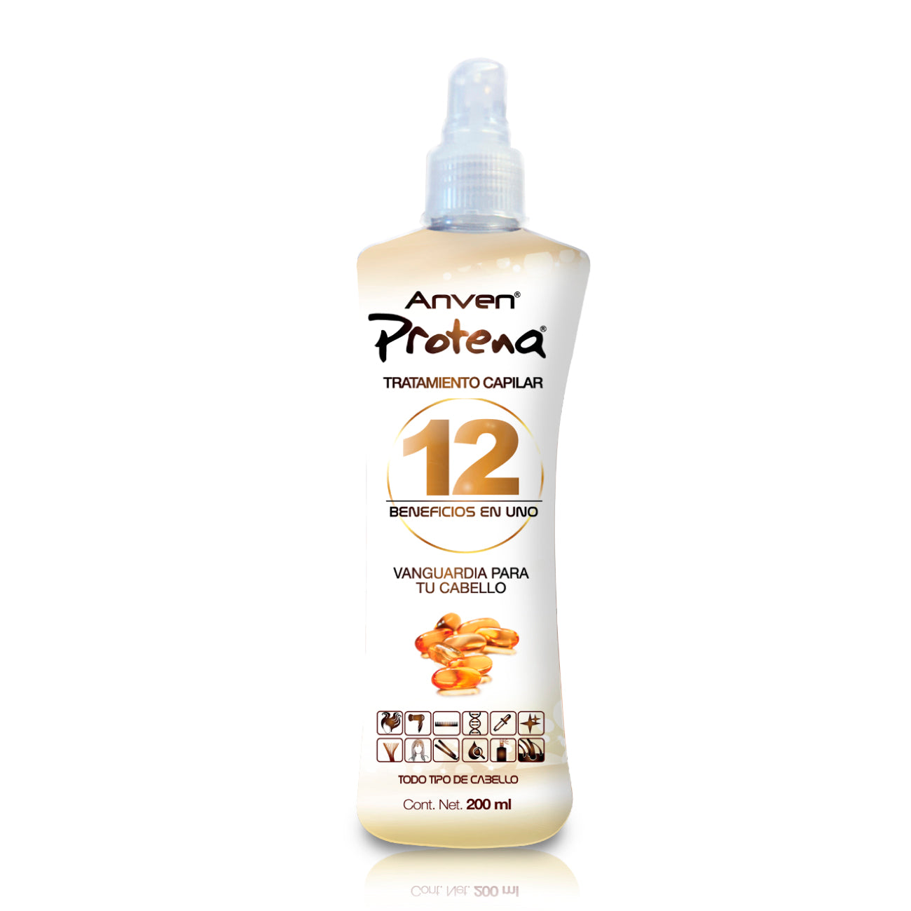 ANVEN PROTENA TRATAMIENTO CAPILAR 12 EN 1 200 ml