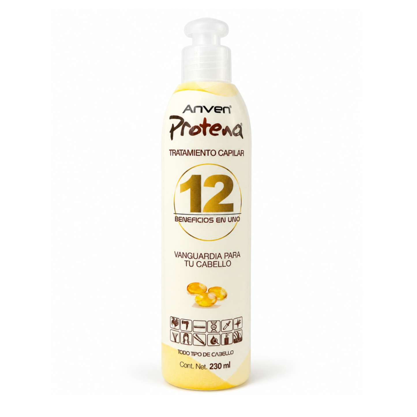 ANVEN PROTENA TRATAMIENTO CAPILAR 12 EN 1 200 ml