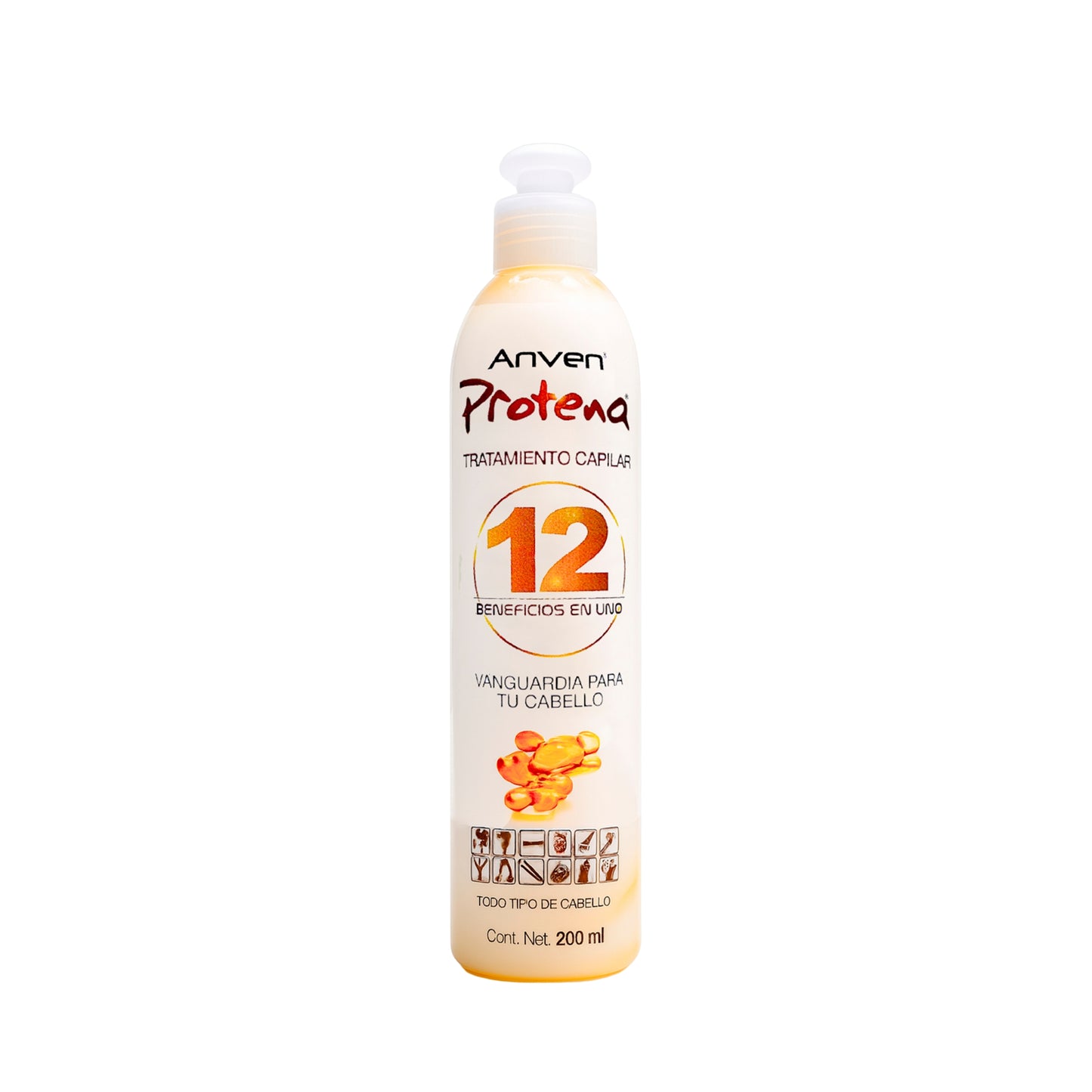 ANVEN PROTENA TRATAMIENTO CAPILAR 12 EN 1 200 ml
