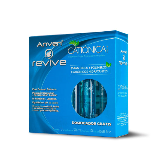 REVIVE CATIONICA TRATAMIENTO CAPILAR EN AMPOLLETA Est. c/10